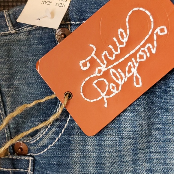 NWT True Religion Billy T Jeans.  Size 25. - Picture 3 of 7